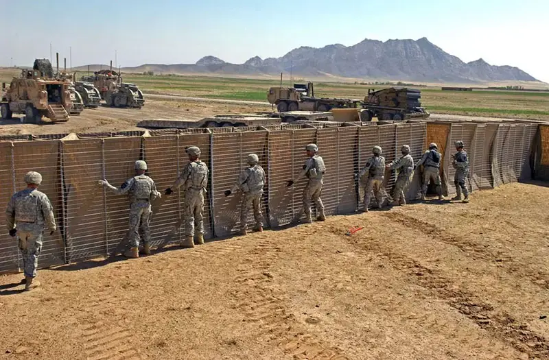 Muro de Gaviones a Prueba de Explosiones