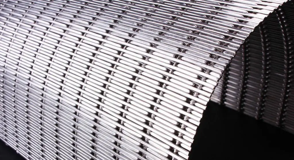 Woven decorative wire mesh