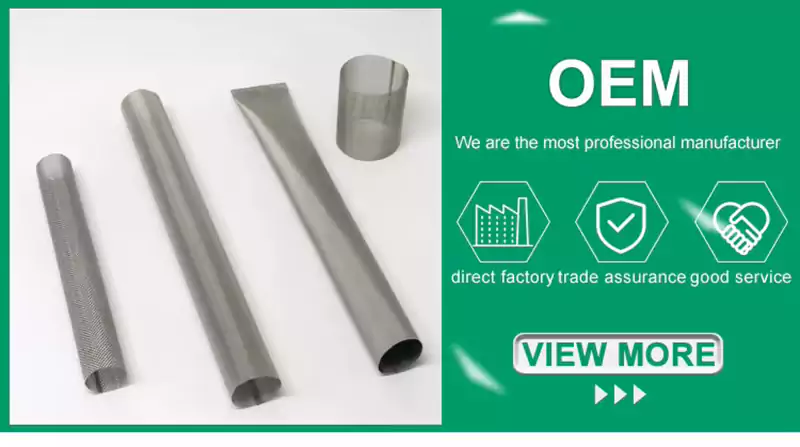 Tubo Filtrante Perforado Cilíndrico