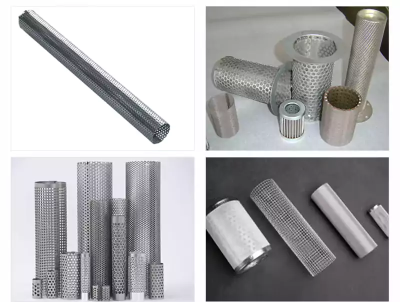 Tubo Filtrante Perforado Cilíndrico