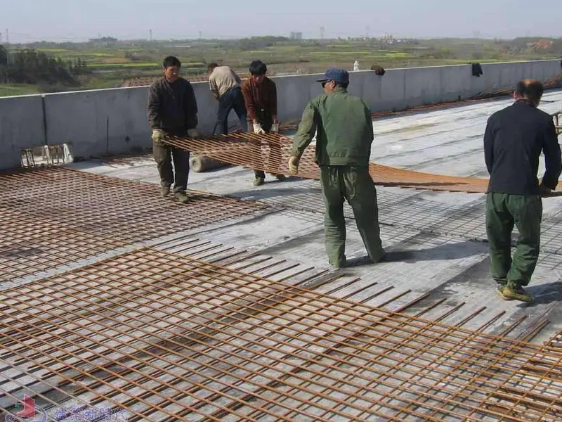 Malla de alambre de acero para puentes