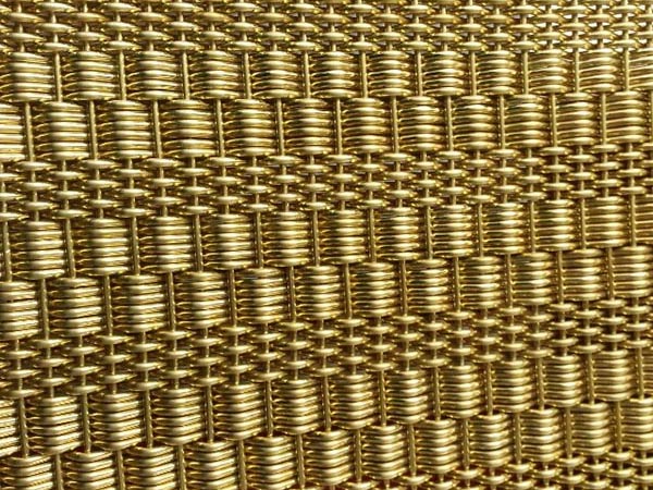 Woven decorative wire mesh